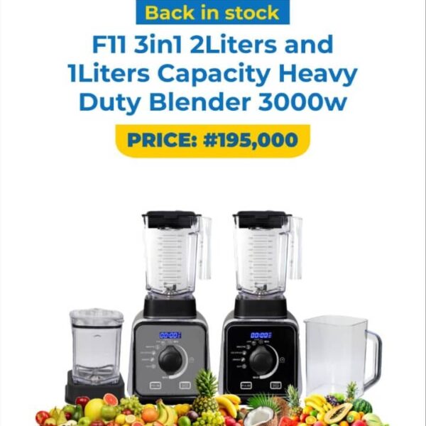 FIBI F11 3-in-1 2L Blender 3000W